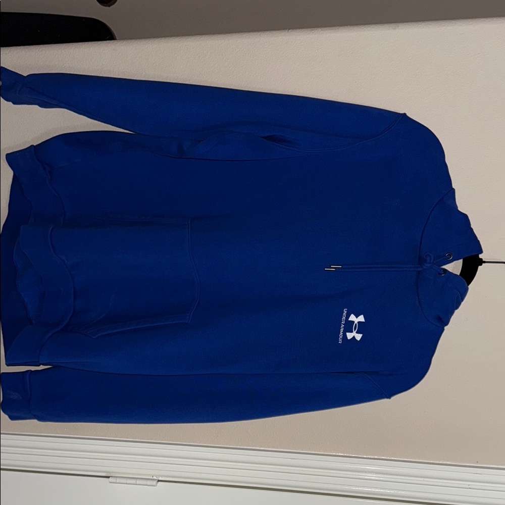Under Armour Men's Zip-Up Royal Blue Sweater